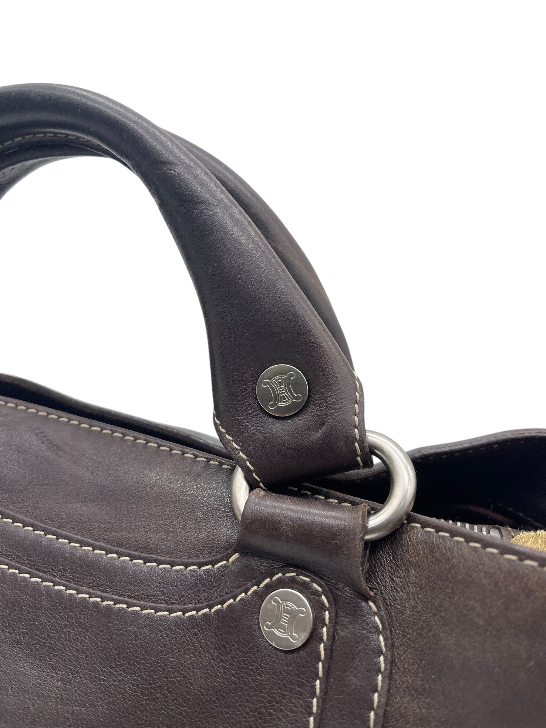 Celine Celine Boogie Bag Brown Leather Vintage Y2K Made in Italy Size ONE SIZE - 6 Thumbnail