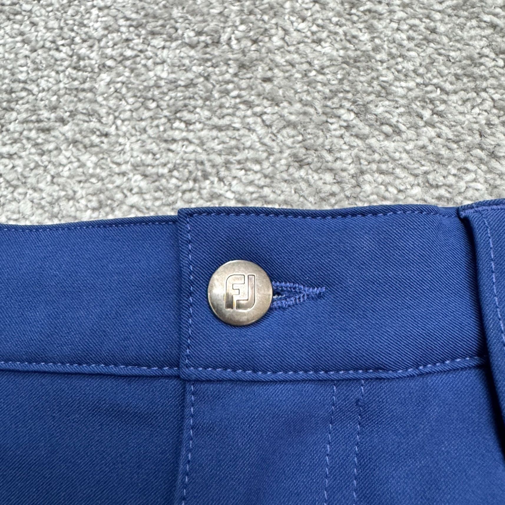 Footjoy FootJoy Athletic Fit Golf Pants Women 32 Blue Straight Leg High Rise 34x29.5 Size 24" / US 00 / IT 34 - 5 Thumbnail