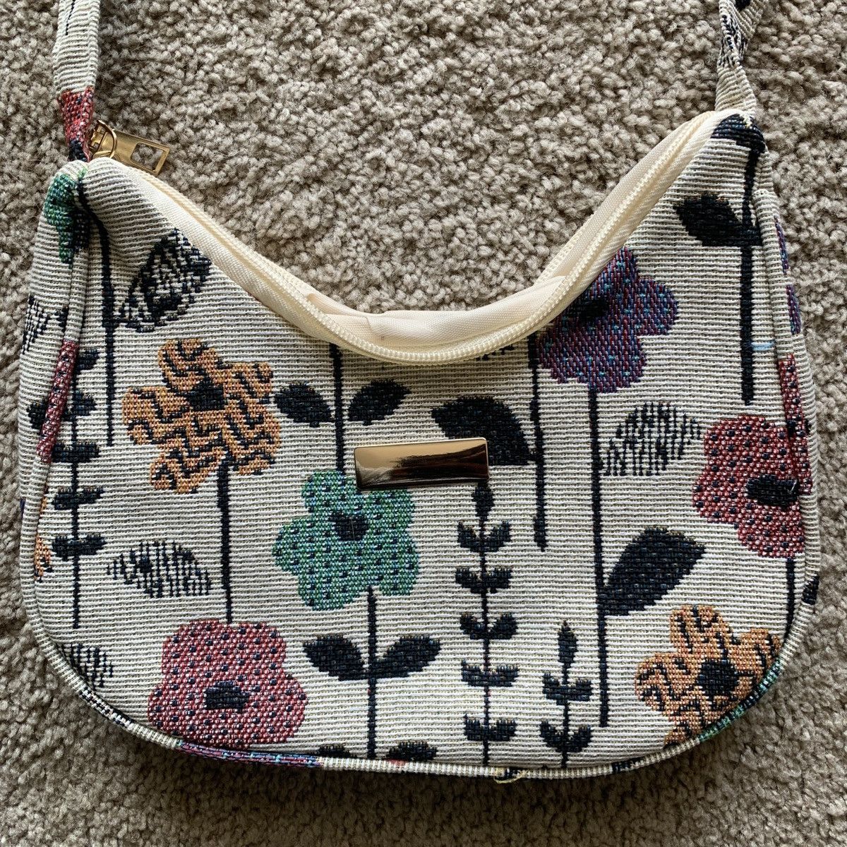 Other Floral tapestry shoulder bag with strap Size ONE SIZE - 2 Thumbnail