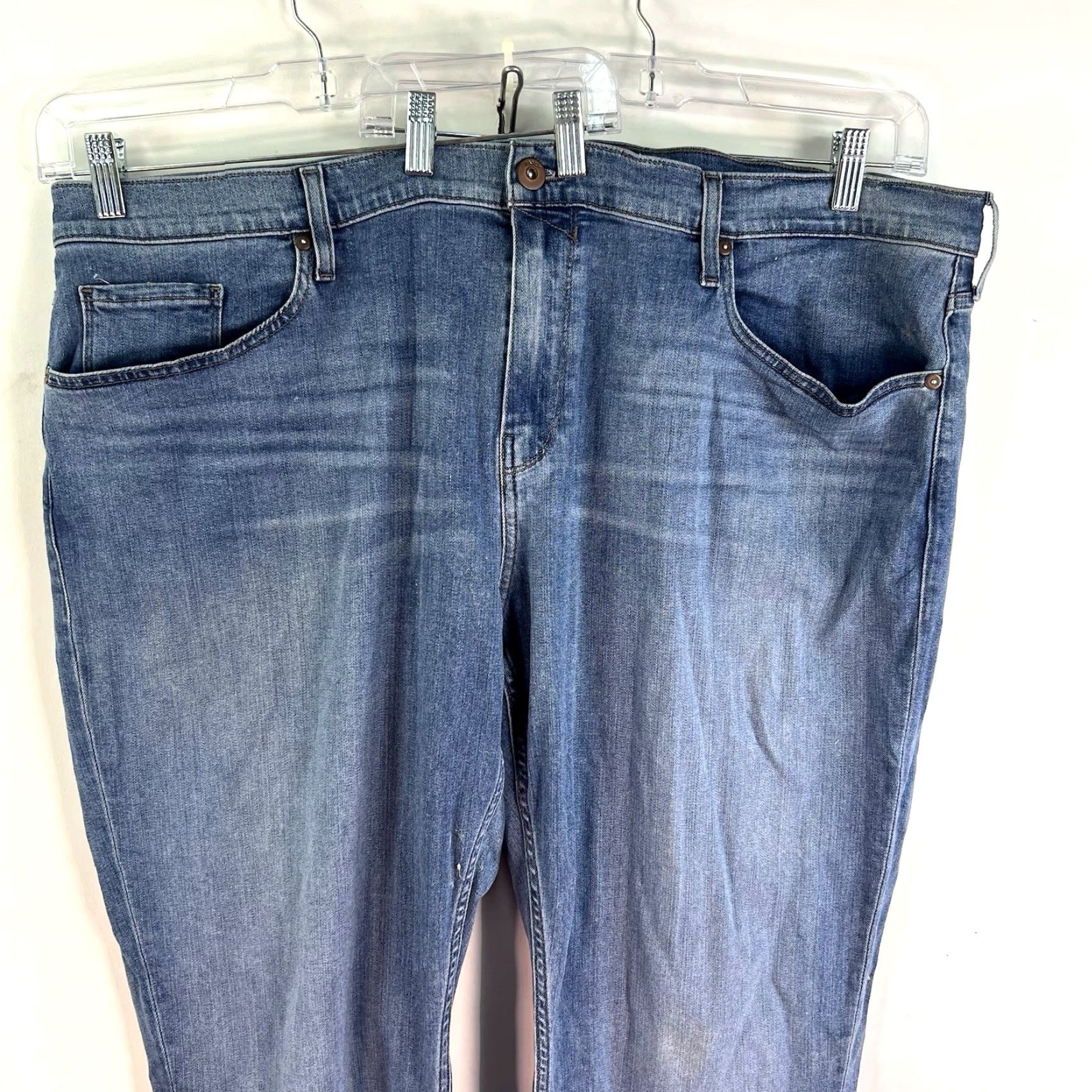 Paige VINTAGE Paige Men's Jeans Straight Leg Slim Fit Size 44 Blue Cotton Denim 34 Inseam Size US 44 / EU 60 - 2 Thumbnail