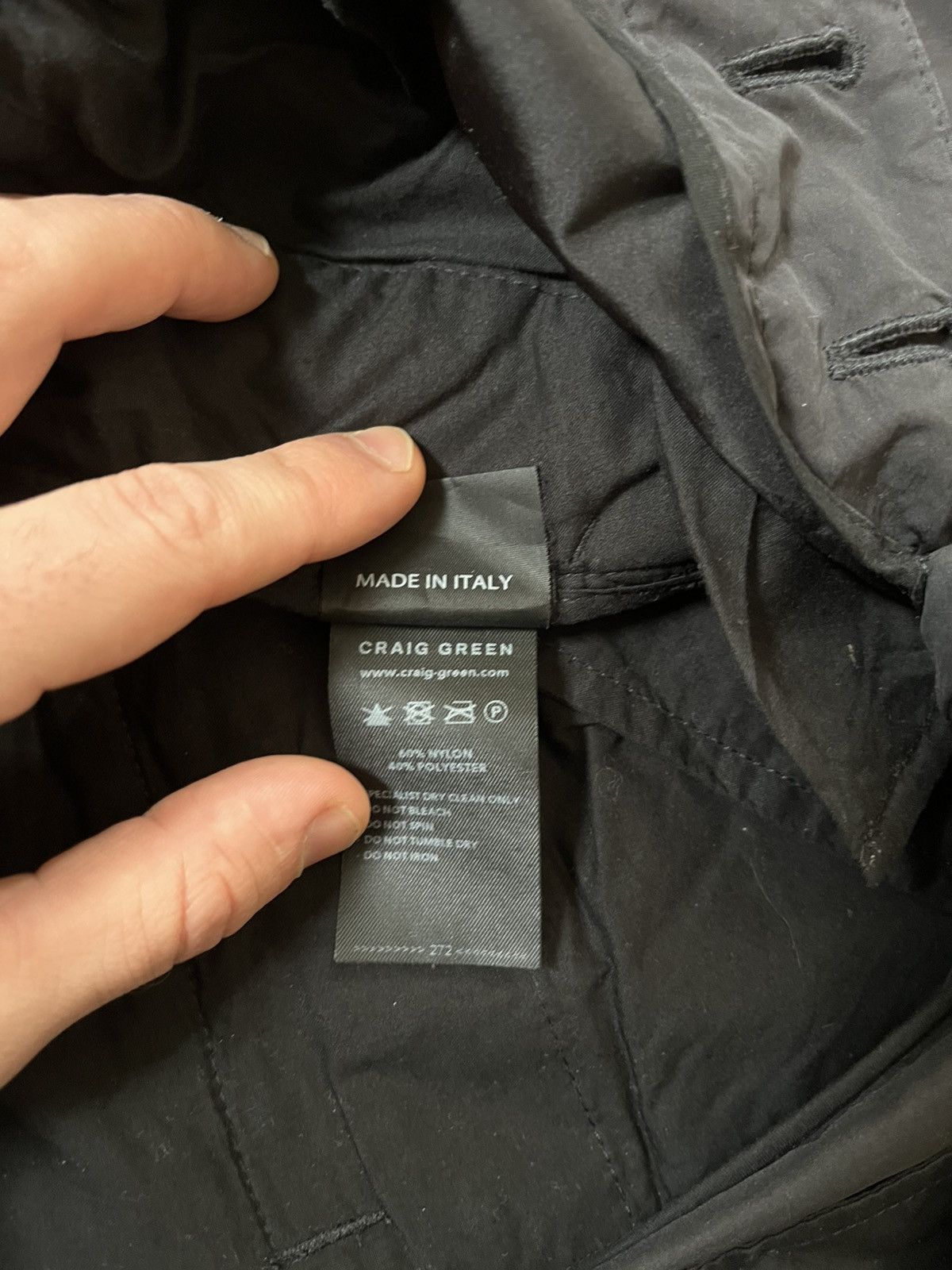 Craig Green Craig green black pleated insulated trousers Size US 30 / EU 46 - 6 Thumbnail
