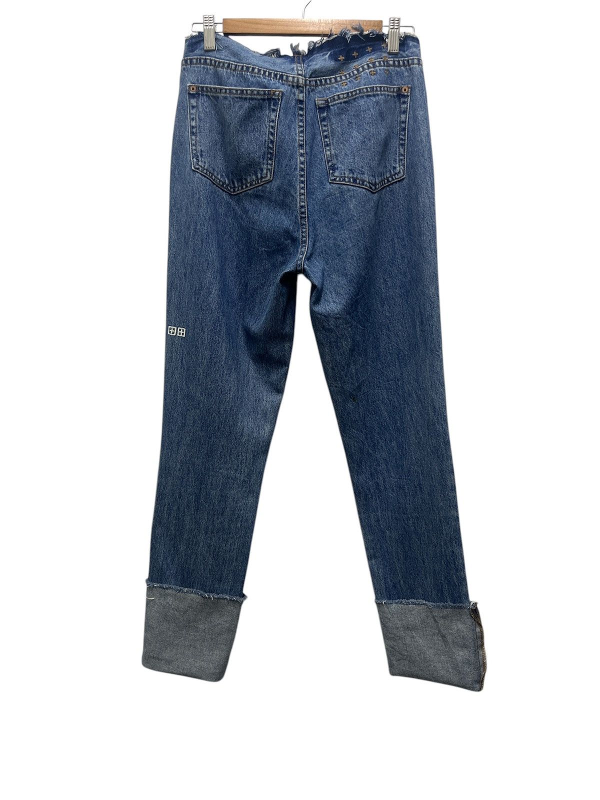 Ksubi Ksubi Straight N Narrow Ripped City Denim Women Pants W30 Size 30" / US 8 / IT 44 - 2 Thumbnail