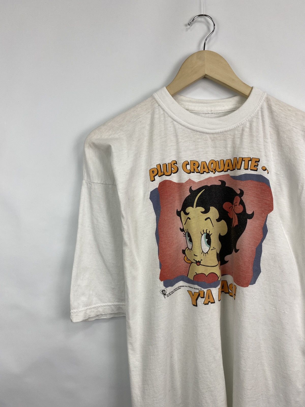 Cartoon Network 🇺🇸 Vintage 90s Betty Boop Plus Craquante Y’a Pas Movie tee Size US L / EU 52-54 / 3 - 2 Thumbnail