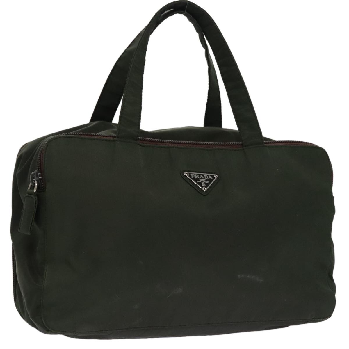 Prada Prada Vintage Zip Handbag Tessuto Size ONE SIZE - 1 Thumbnail