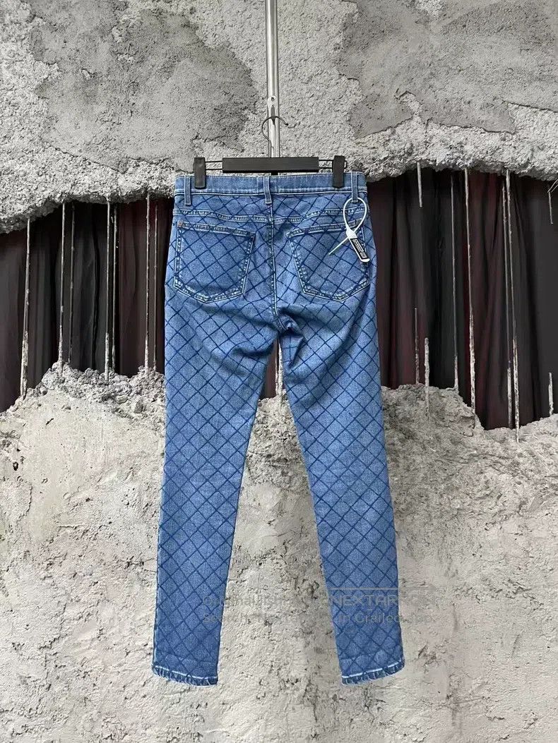 Chanel Chanel Diamond check jeans Size 42" / US 20 - 2 Thumbnail