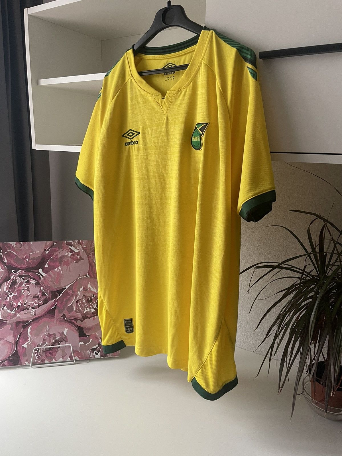 Umbro Umbro Jamaica 2021/2022 Reggae Boyz Soccer Jersey Bob Marley Size US XXL / EU 58 / 5 - 5 Thumbnail
