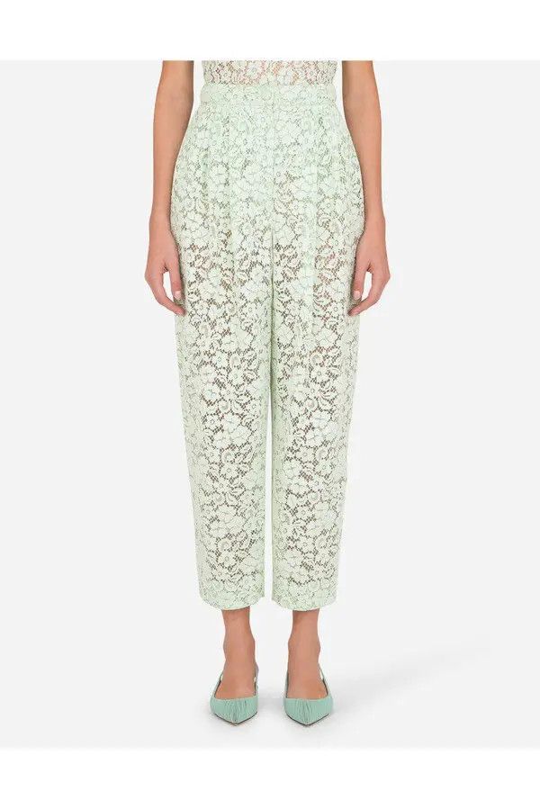 Dolce & Gabbana o1y0925 Sweatpant in Light Green Size 25" / US 0 / IT 36 - 1 Thumbnail