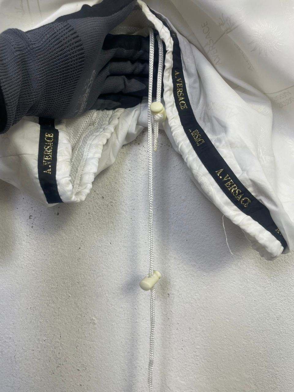 Designer × Versace × Vintage A.Versace Vintage White Jacket Size US M / EU 48-50 / 2 - 15 Thumbnail