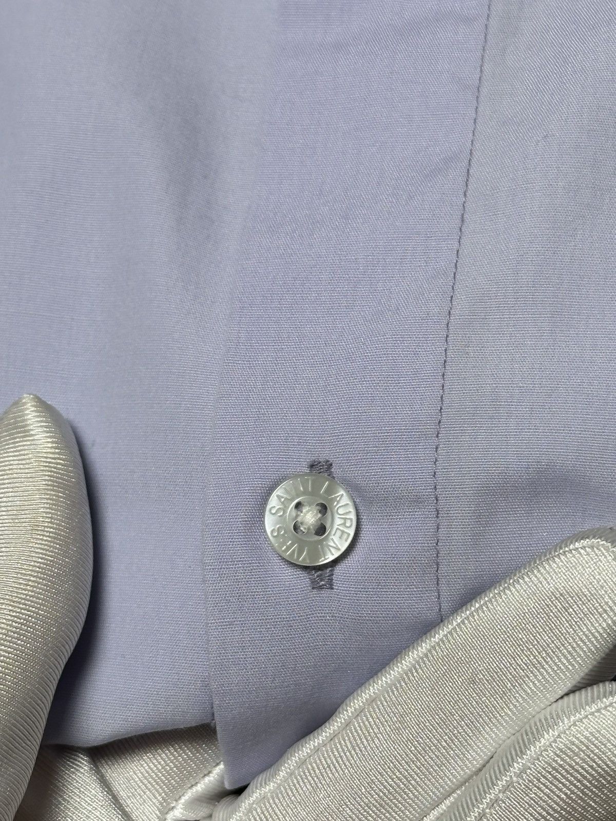 Yves Saint Laurent Vintage Yves Saint Laurent YSL Short Sleeve Shirt Size US L / EU 52-54 / 3 - 8 Thumbnail