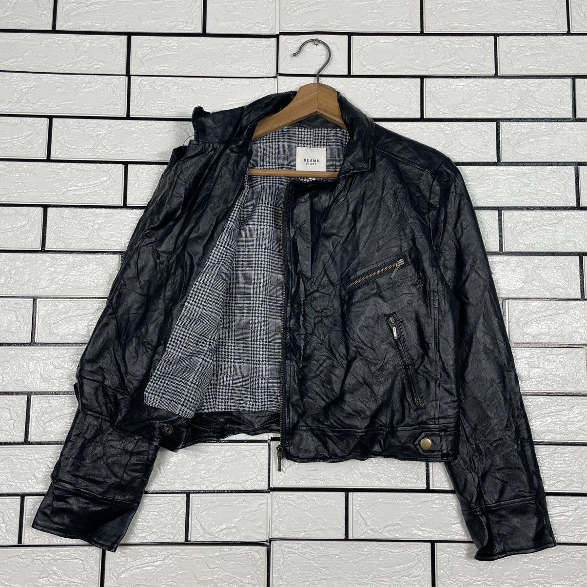 Beams Japan Beams Heart Motorcycle Riding Women Leather Jacket Size S / US 4 / IT 40 - 9 Thumbnail