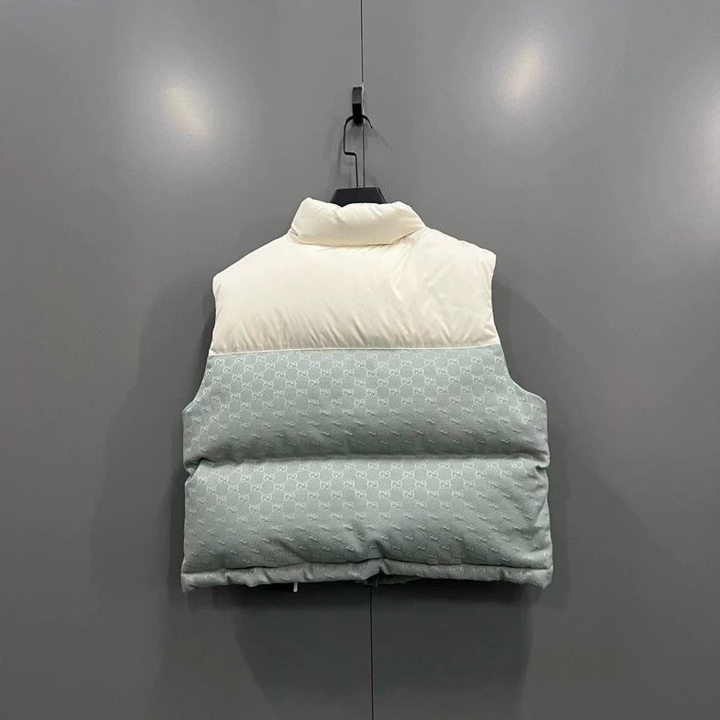 Gucci Gucci Color-blocking GG full-print down vest 2501-Nextarrow Size US S / EU 44-46 / 1 - 2 Thumbnail