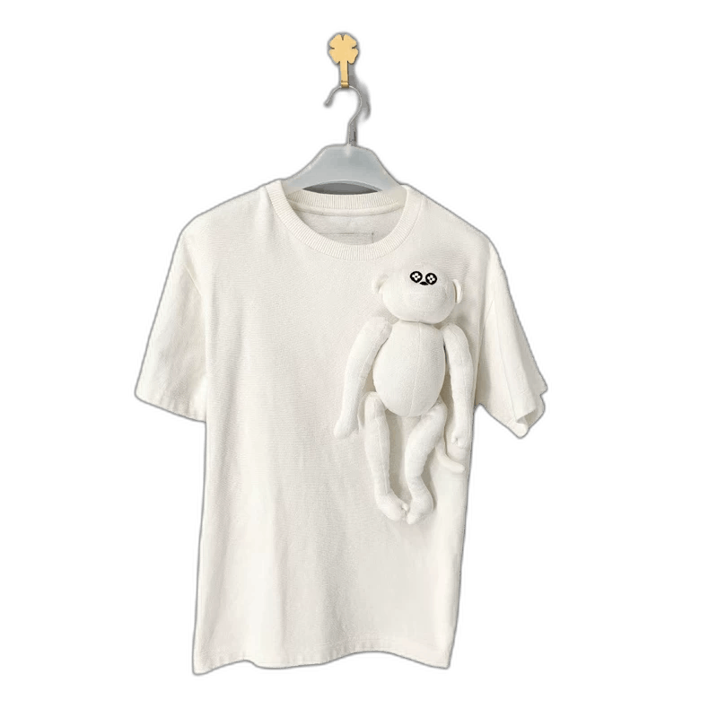 Louis Vuitton Louis Vuitton White Short Sleeve Plush Top Size US M / EU 48-50 / 2 - 1 Thumbnail