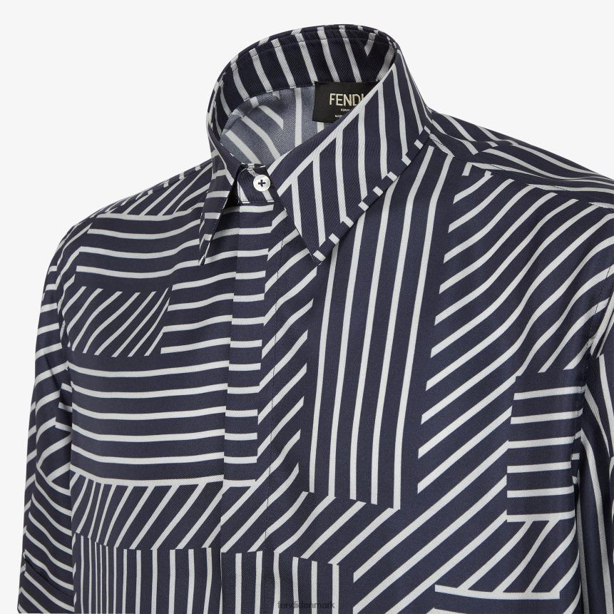 Fendi o1loc1c0824 Shirt in Blue Size US XL / EU 56 / 4 - 3 Thumbnail
