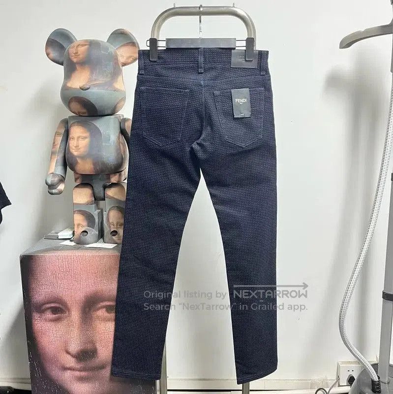 Fendi Fendi Casual Navy Pants for Men . Size US 30 / EU 46 - 2 Thumbnail
