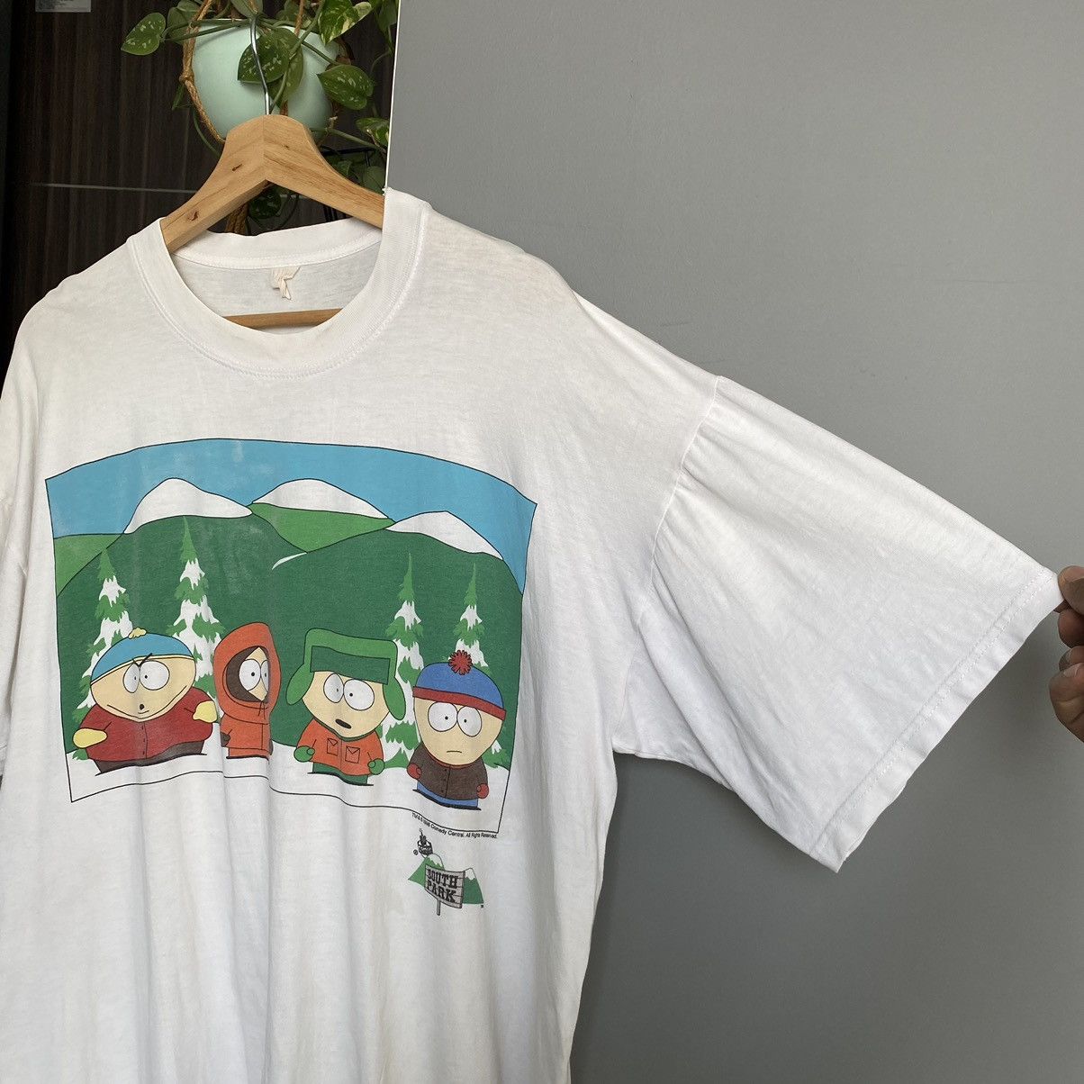 Cartoon Network Thrashed Vintage 90s South Park Cartoon ERD GRUNGE GRAIL TEE Size US XL / EU 56 / 4 - 3 Thumbnail