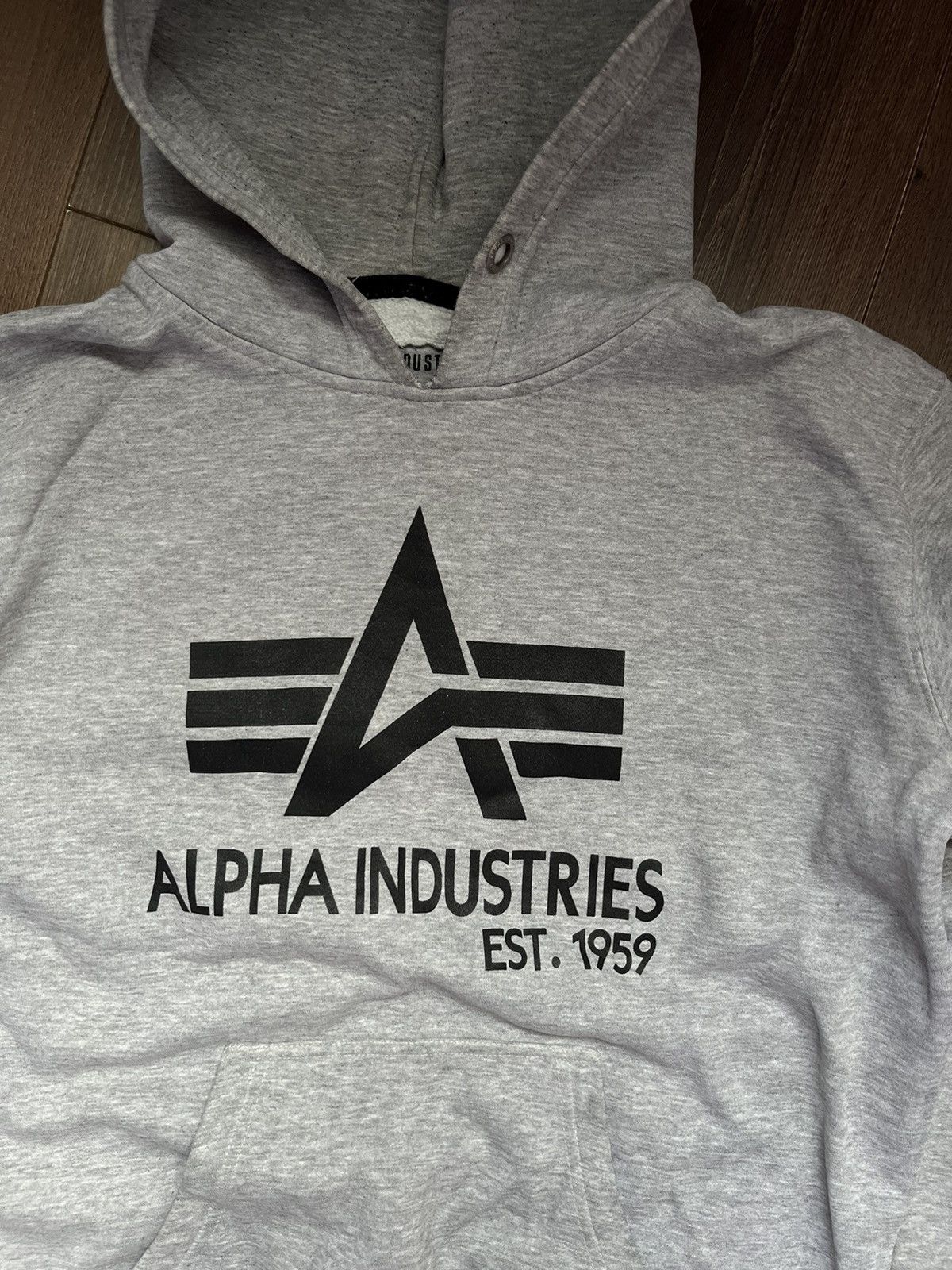 Alpha Industries × Vintage Vintage Hoodie Alpha Industries Big Logo Size US L / EU 52-54 / 3 - 4 Thumbnail