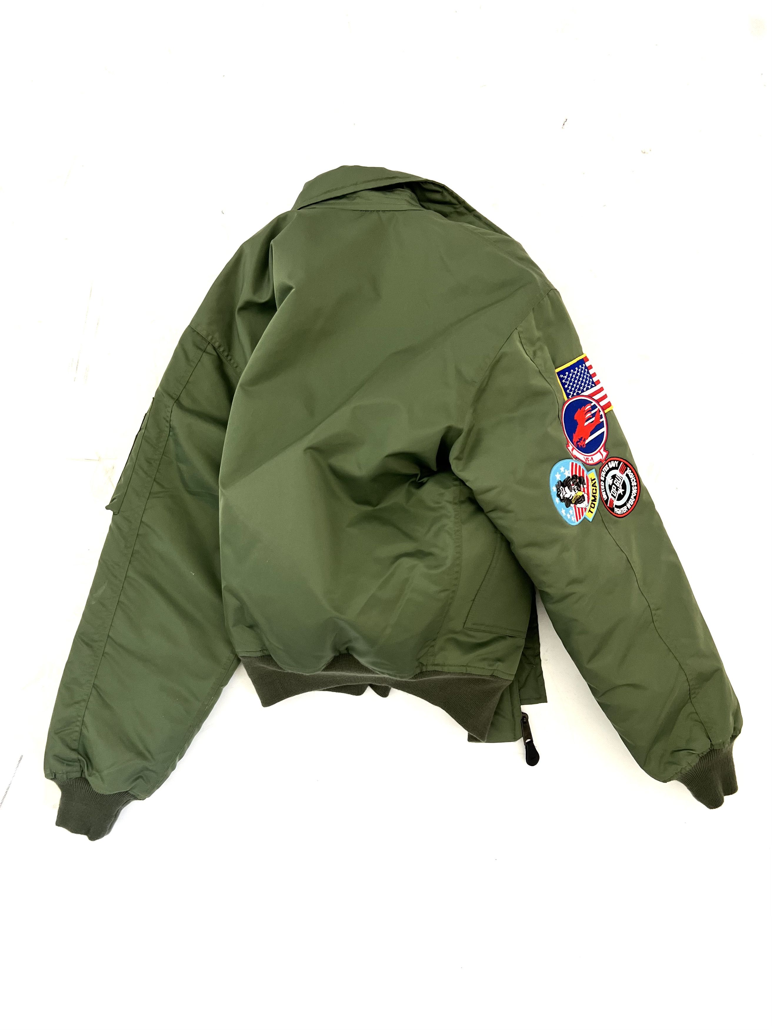 Alpha Industries Jacket FLYER'S CWU 45-P Tomcat Nylon Puffed Bomber Size US L / EU 52-54 / 3 - 2 Thumbnail