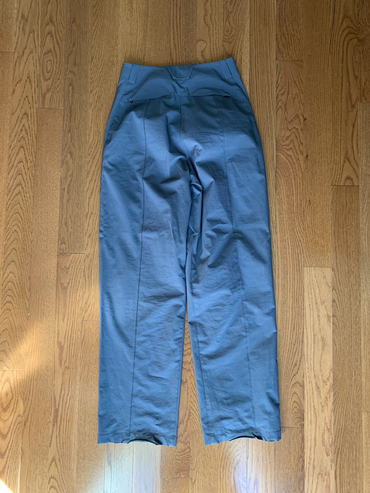 Hyein Seo Hyein Seo Grey Polyester Trousers Size US 30 / EU 46 - 2 Thumbnail