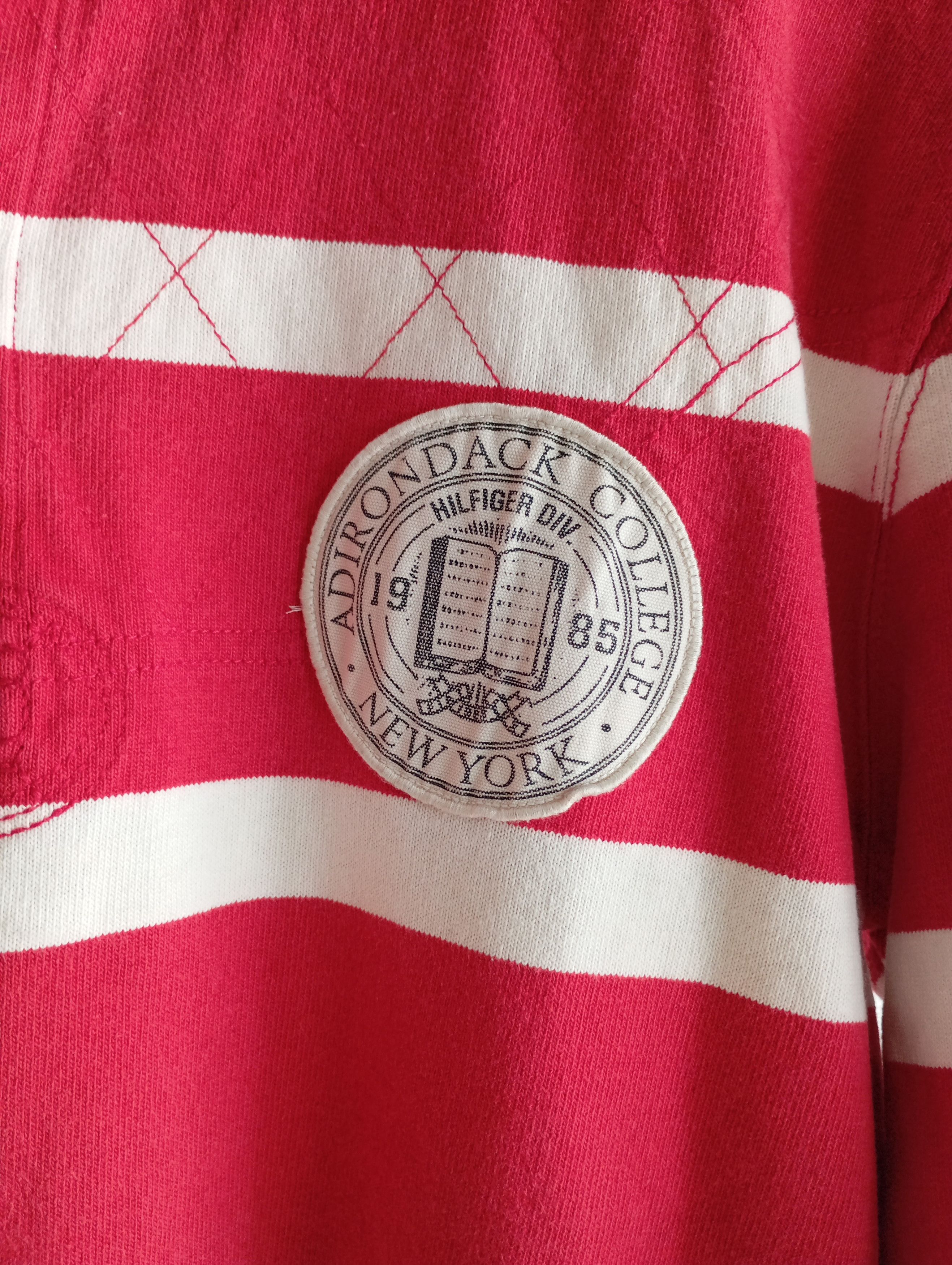 Tommy Hilfiger × Vintage Vintage Tommy Hilfiger New York College Rugby Polo Tshirt L Size US L / EU 52-54 / 3 - 2 Thumbnail