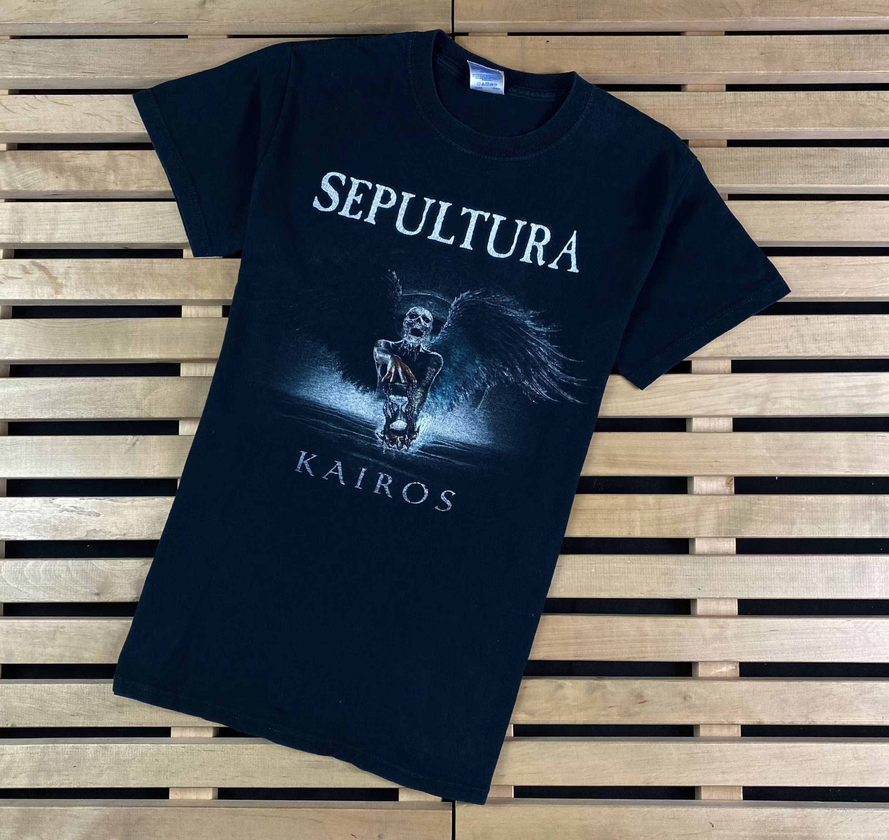 Band Tees Mens Vintage T Shirt Sepultura Kairos Size S Size US S / EU 44-46 / 1 - 1 Thumbnail