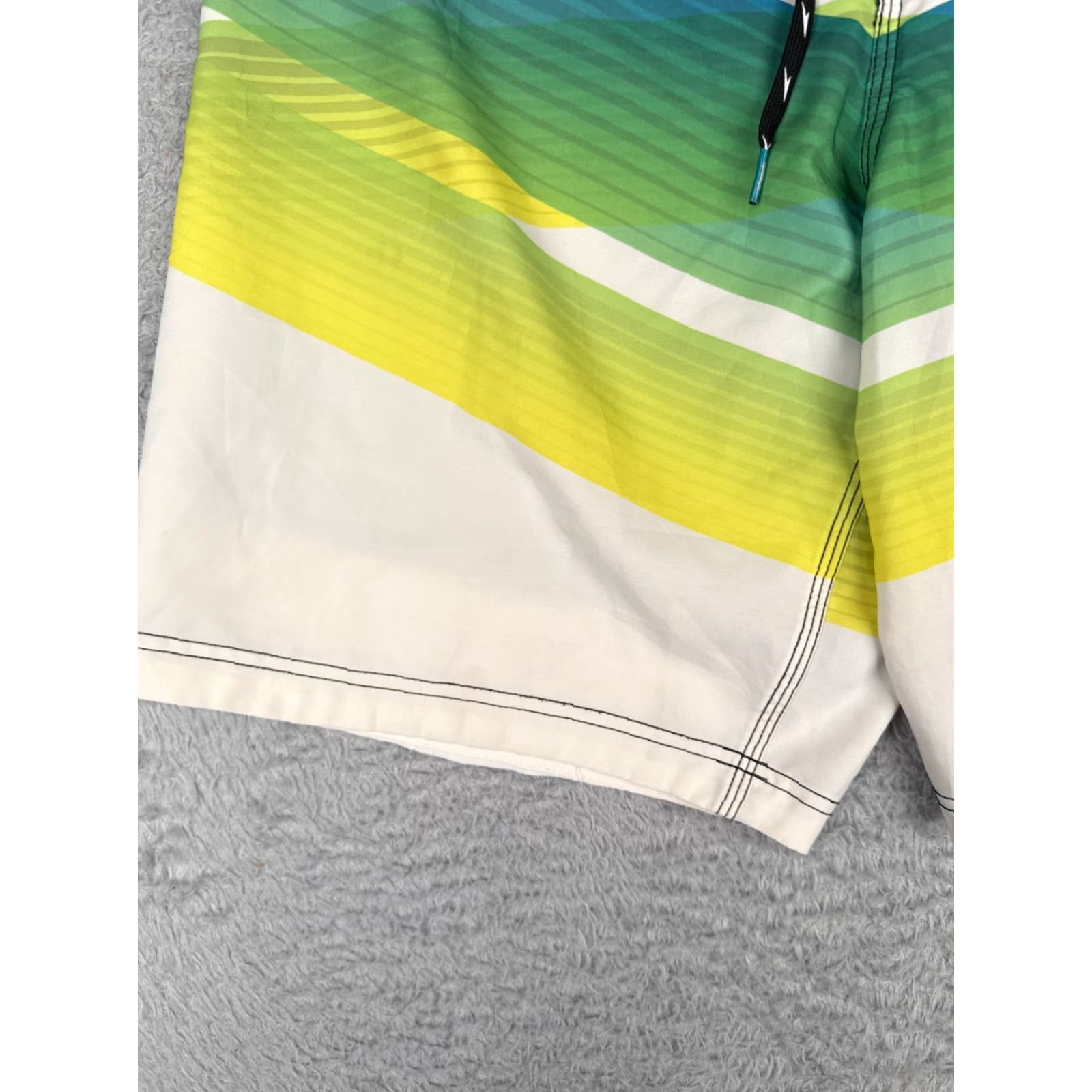 Speedo Speedo Mens Board Shorts 32 Blue Green 100% Polyester Cargo 32x10 Beach Swim Trunks Size US 32 / EU 48 - 3 Thumbnail