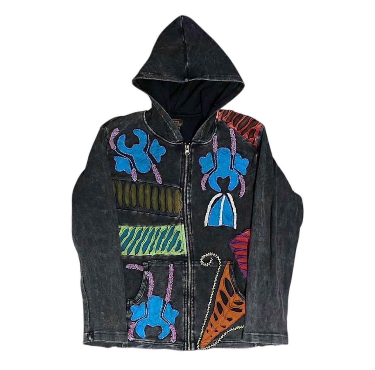 Other Rising International Patchwork Women’s Zip-Up Size L / US 10 / IT 46 - 1 Thumbnail