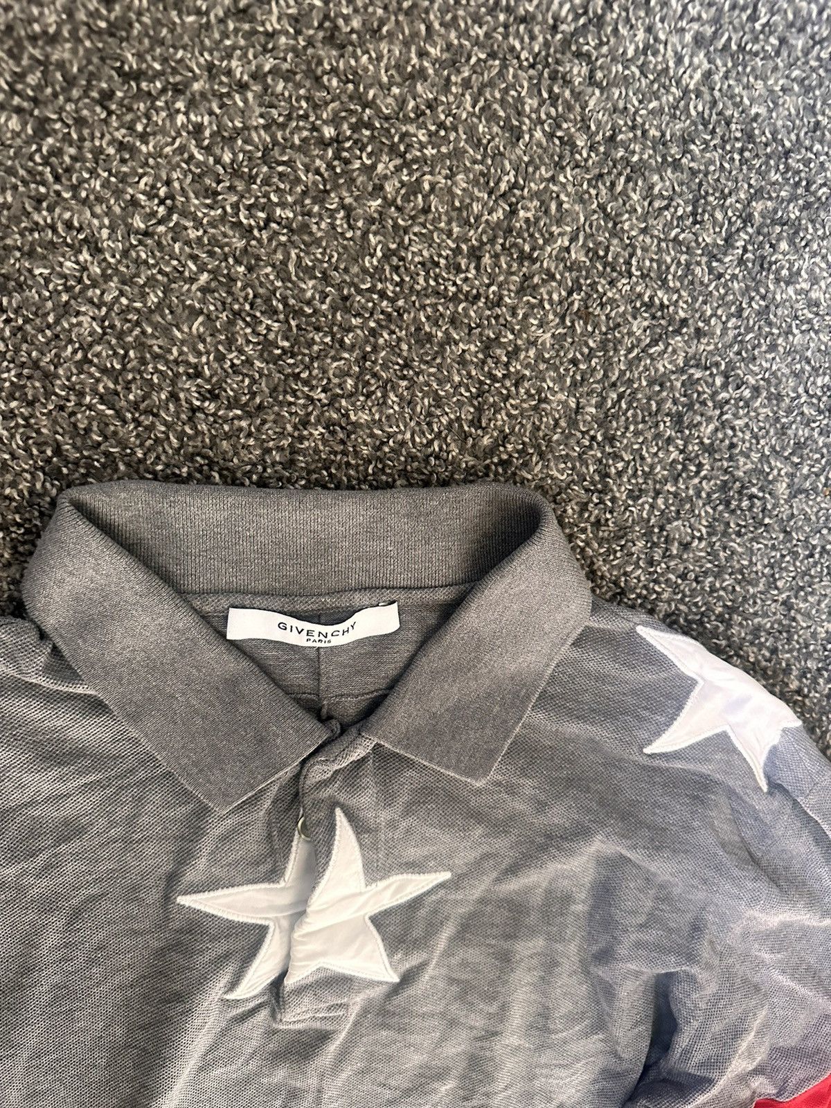 Givenchy × Riccardo Tisci Givenchy Star Patch Polo Shirt