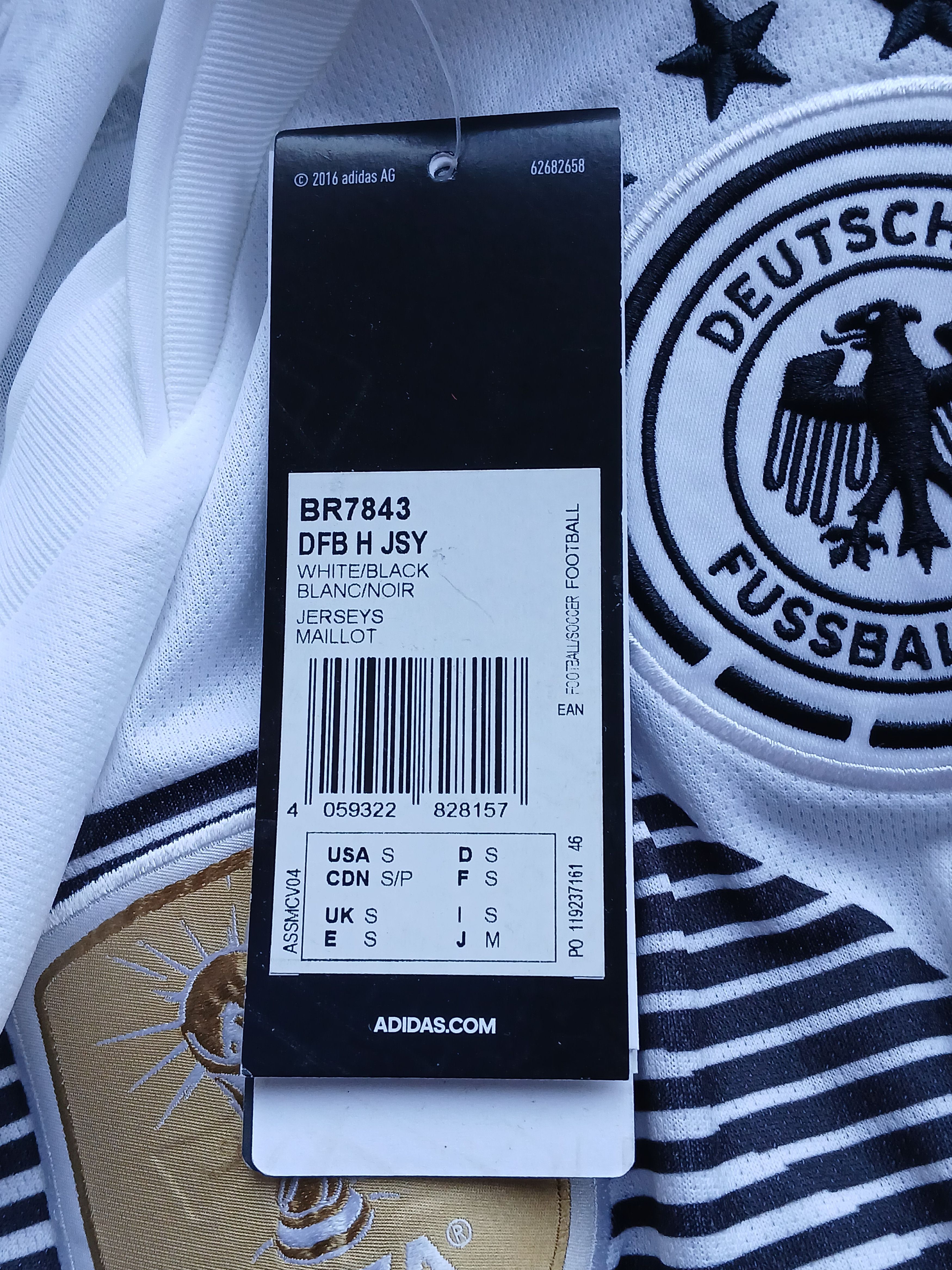Adidas New Germany National Football Team 18/19 Home Jersey T-Shirt Size US S / EU 44-46 / 1 - 12 Thumbnail