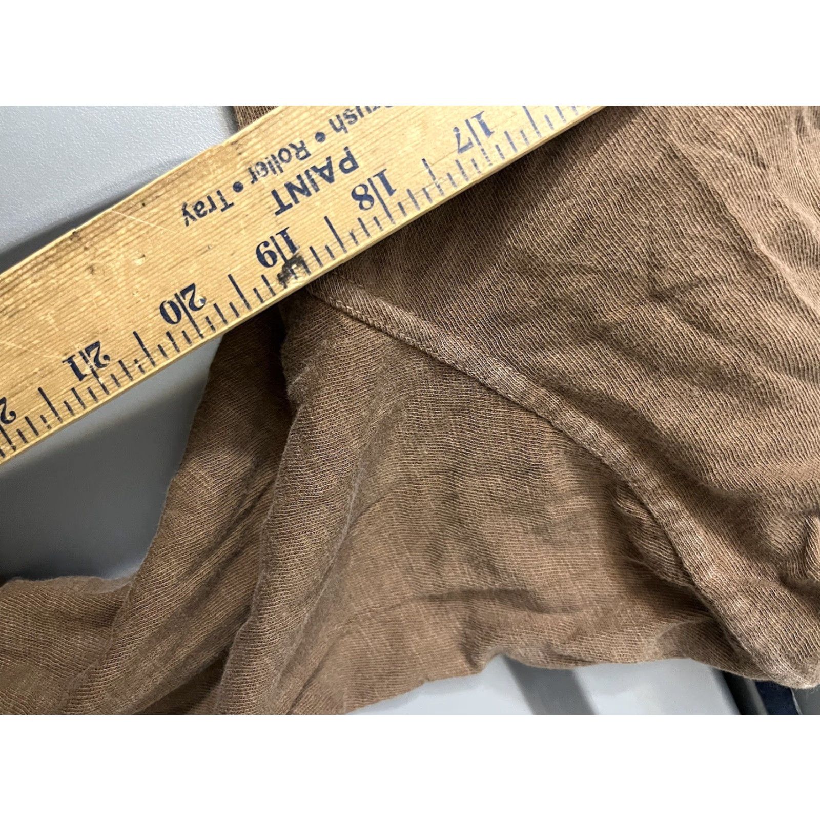 Lucky Brand Lucky Brand Black Label 1/4 Zip Sweater Shirt Mens Medium Brown Knitwear Mock Neck Long Sleeve Size US M / EU 48-50 / 2 - 5 Thumbnail