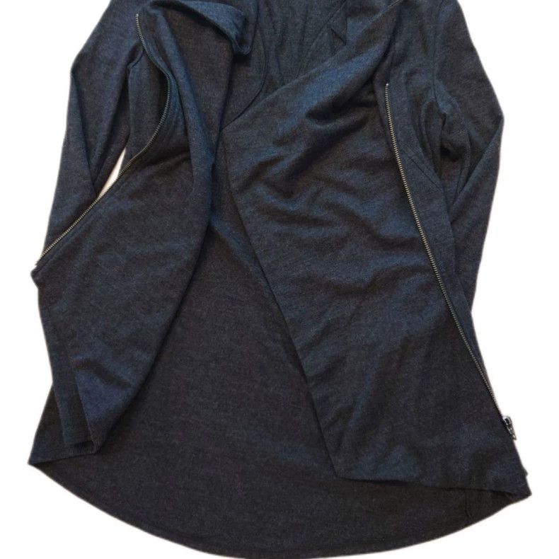 Helmut Lang HELMUT LANG Irregular asymmetrical deformed coat Size S / US 4 / IT 40 - 3 Thumbnail