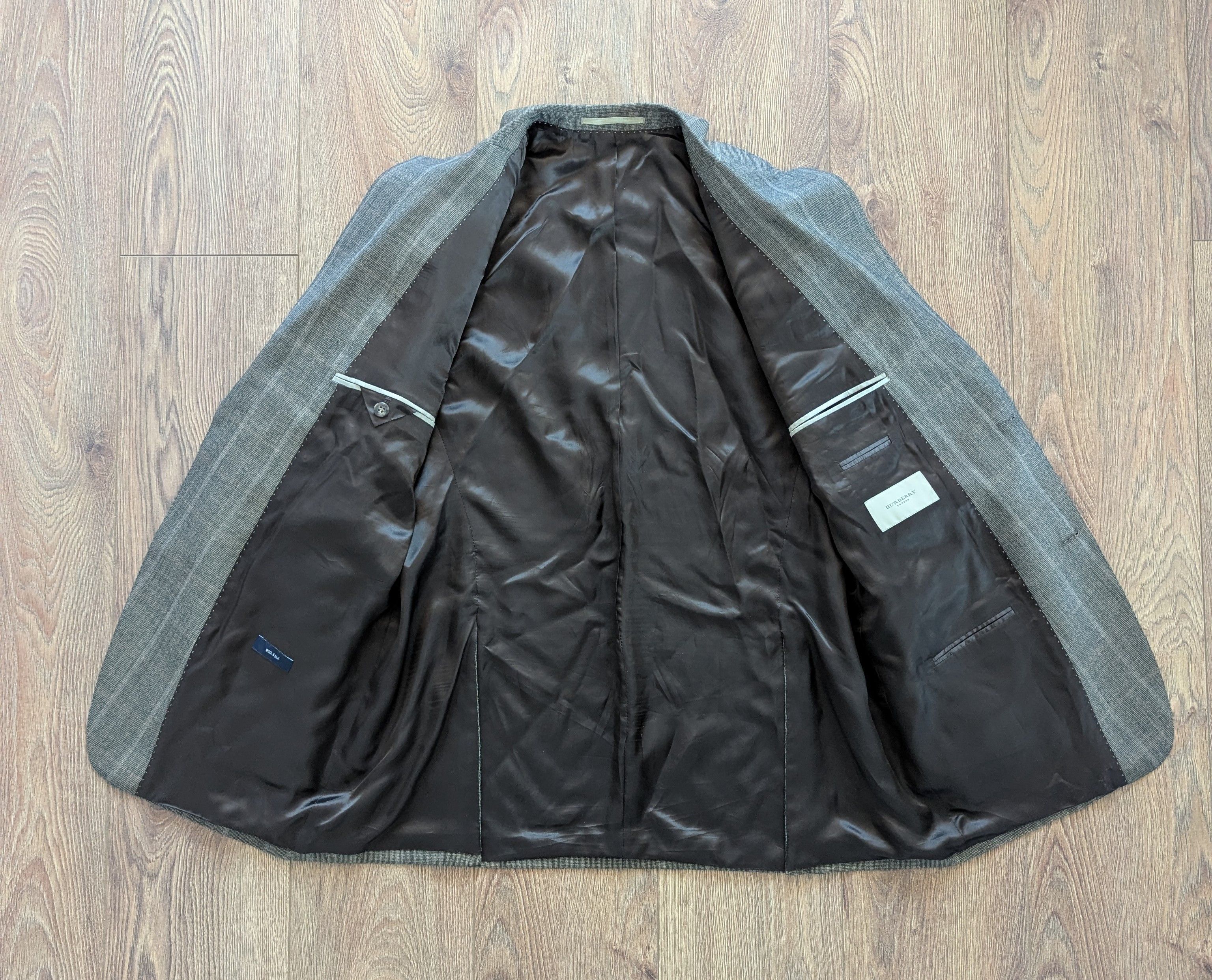 Burberry BURBERRY London K-Knoff Wool & Silk Blazer Jacket Luxury Size 44R - 9 Thumbnail