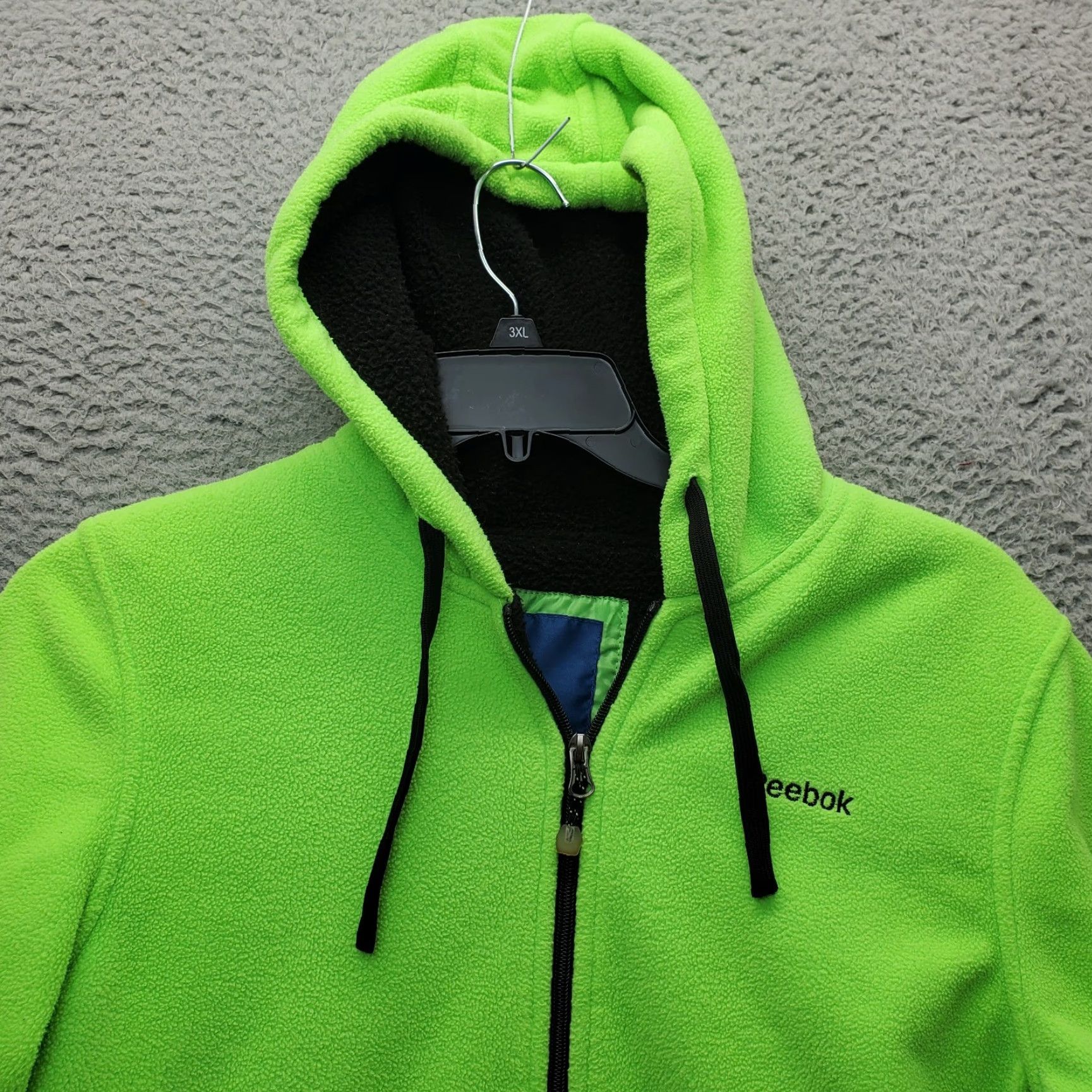 Reebok Reebok Hoodie Mens M Green Pocket Full Zip Embroidered Logo Wool Fleece Long Sleeve Shirt? Size US M / EU 48-50 / 2 - 3 Thumbnail
