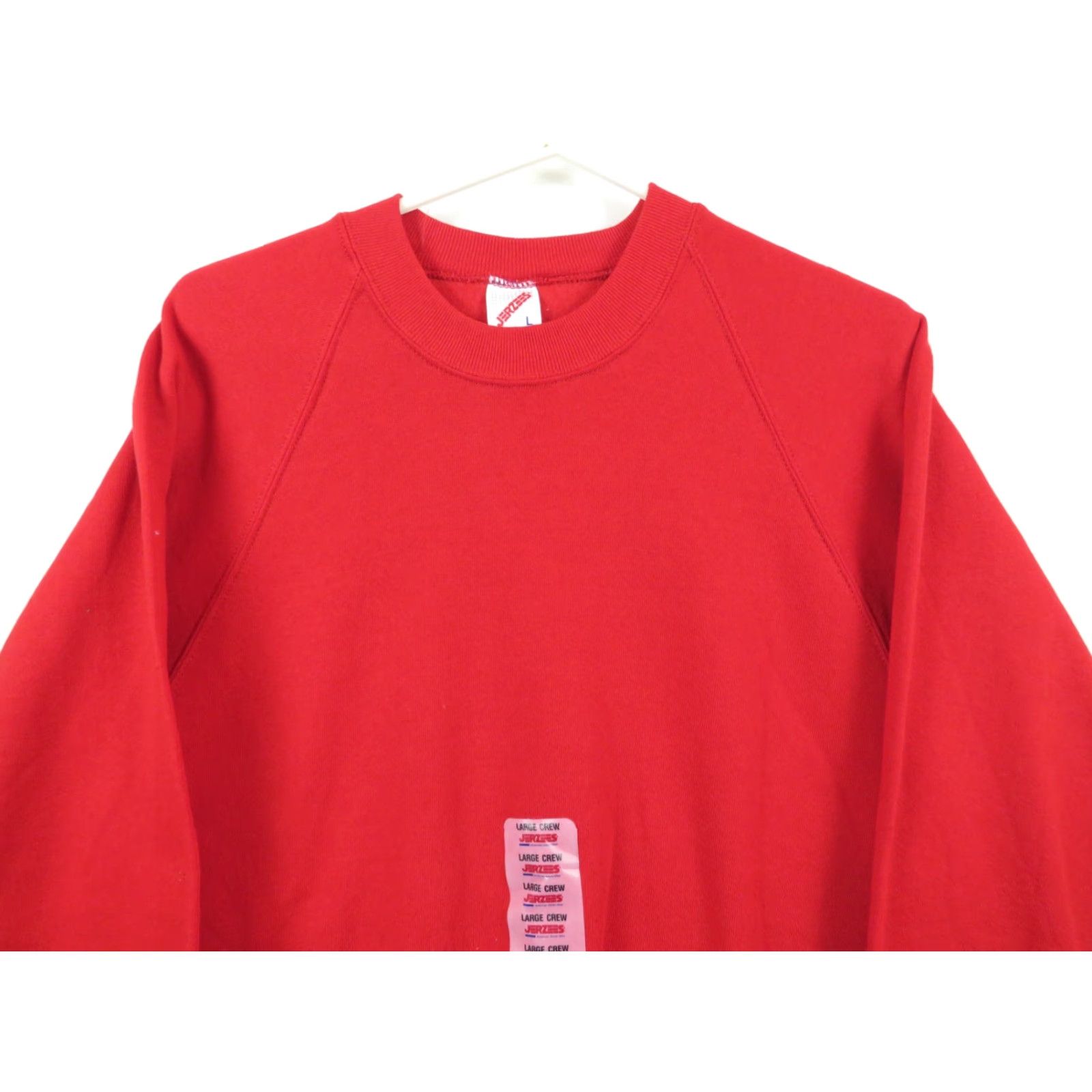 Jerzees VINTAGE Jerzees Sweatshirt Mens L Red Crew Neck Long Sleeve Made in USA New With Tags Size US L / EU 52-54 / 3 - 3 Thumbnail