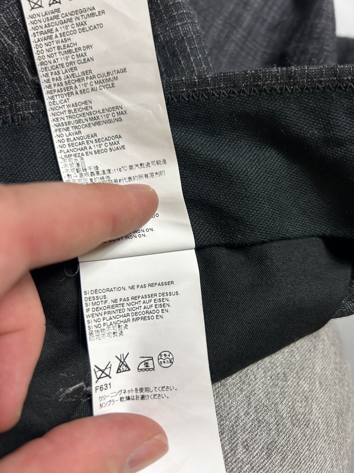 Maison Margiela Maison Margiela FW20 wool silk suit pants trousers Size US 34 / EU 50 - 10 Thumbnail