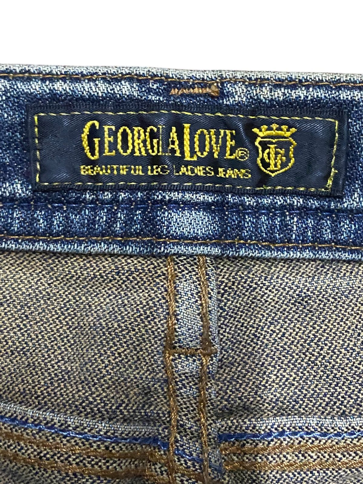 Japanese Brand Vintage Japanese Brand Georgia Love Flare Jeans Size 26" / US 2 / IT 38 - 9 Thumbnail
