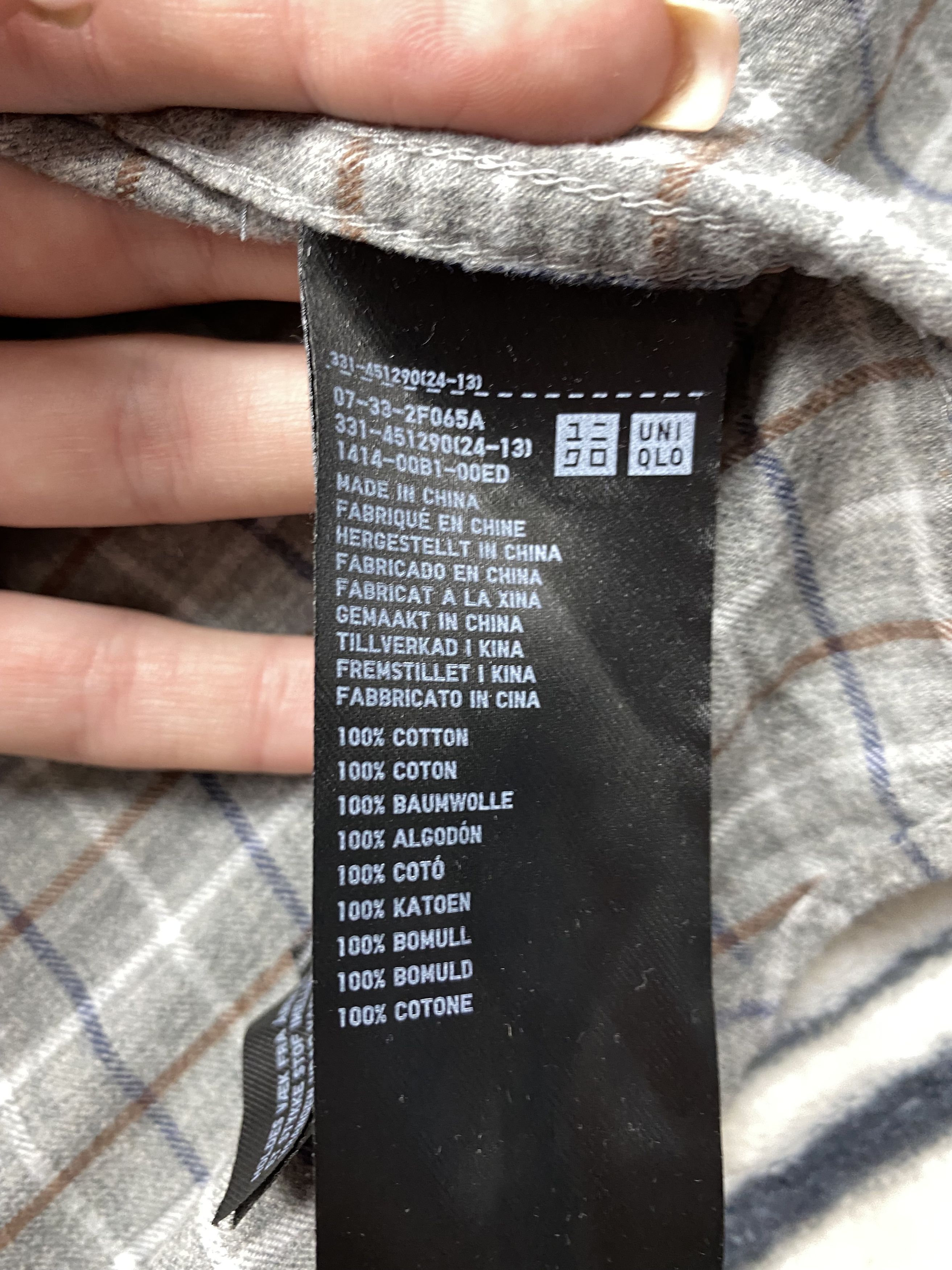 Flannel Uniqlo Flannel Plaid Shirt Y2K Size US S / EU 44-46 / 1 - 5 Thumbnail
