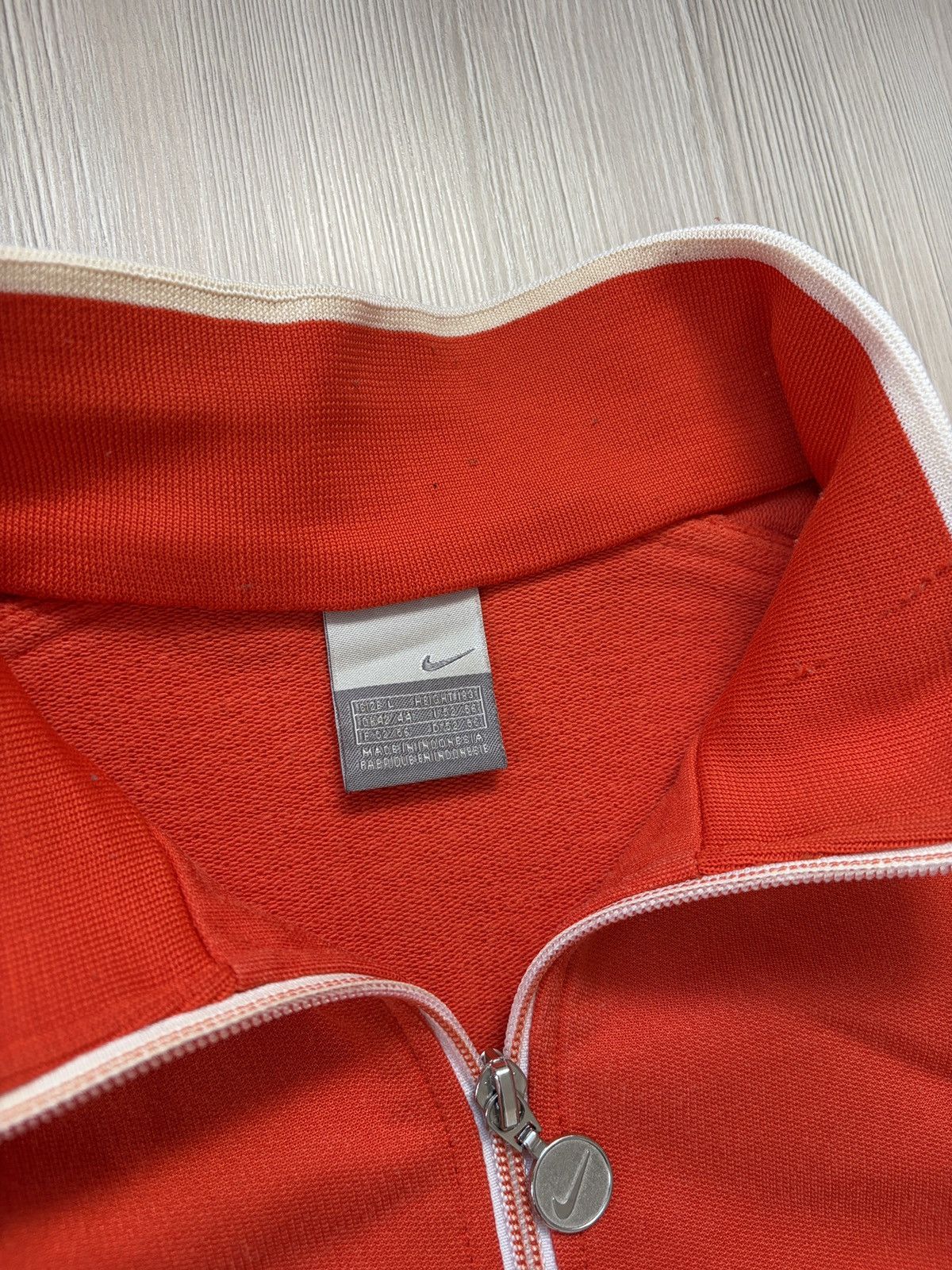 Nike Nike Vintage Cortez 02 Orange Zip Tracking Jacket Size US L / EU 52-54 / 3 - 5 Thumbnail