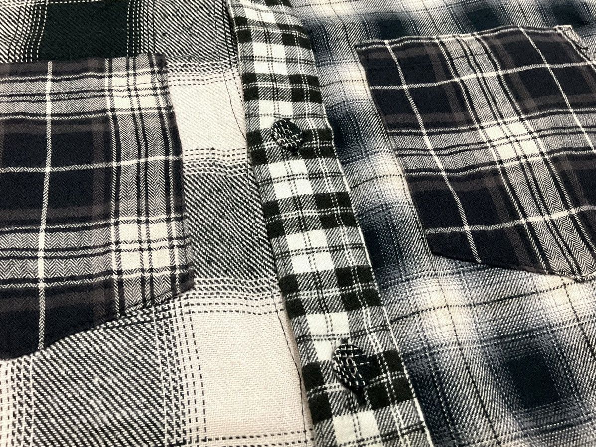 Designer × Japanese Brand × KIDILL 🔥 Rare Archived Kidill Flannel Shirt Made In Japan Size US L / EU 52-54 / 3 - 3 Thumbnail