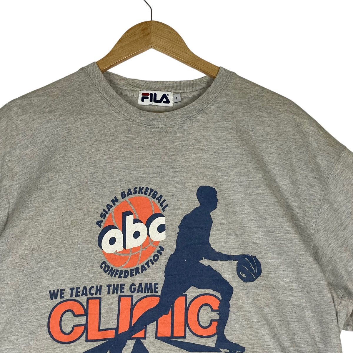 Fila Vintage Fila ABC Tee Size US L / EU 52-54 / 3 - 3 Thumbnail