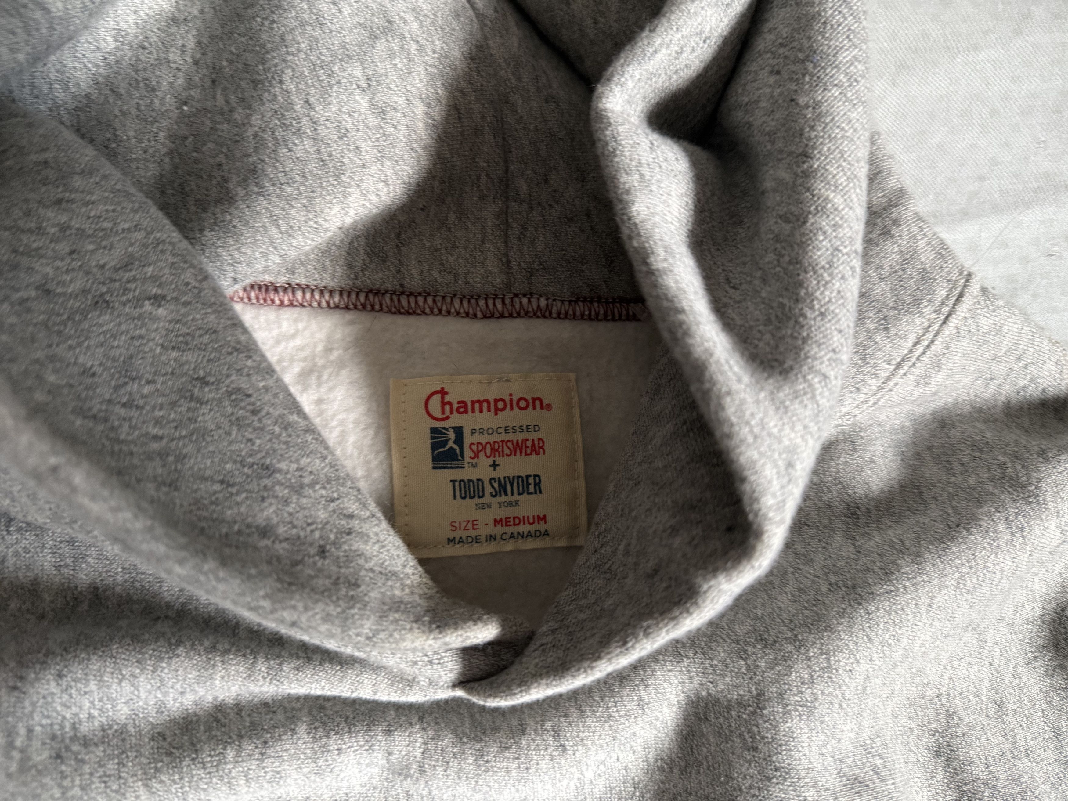 Champion × Todd Snyder TODD SNYDER HEAVYWEIGHT POPOVER HOODIE MEDIUM $138 Size US M / EU 48-50 / 2 - 4 Thumbnail