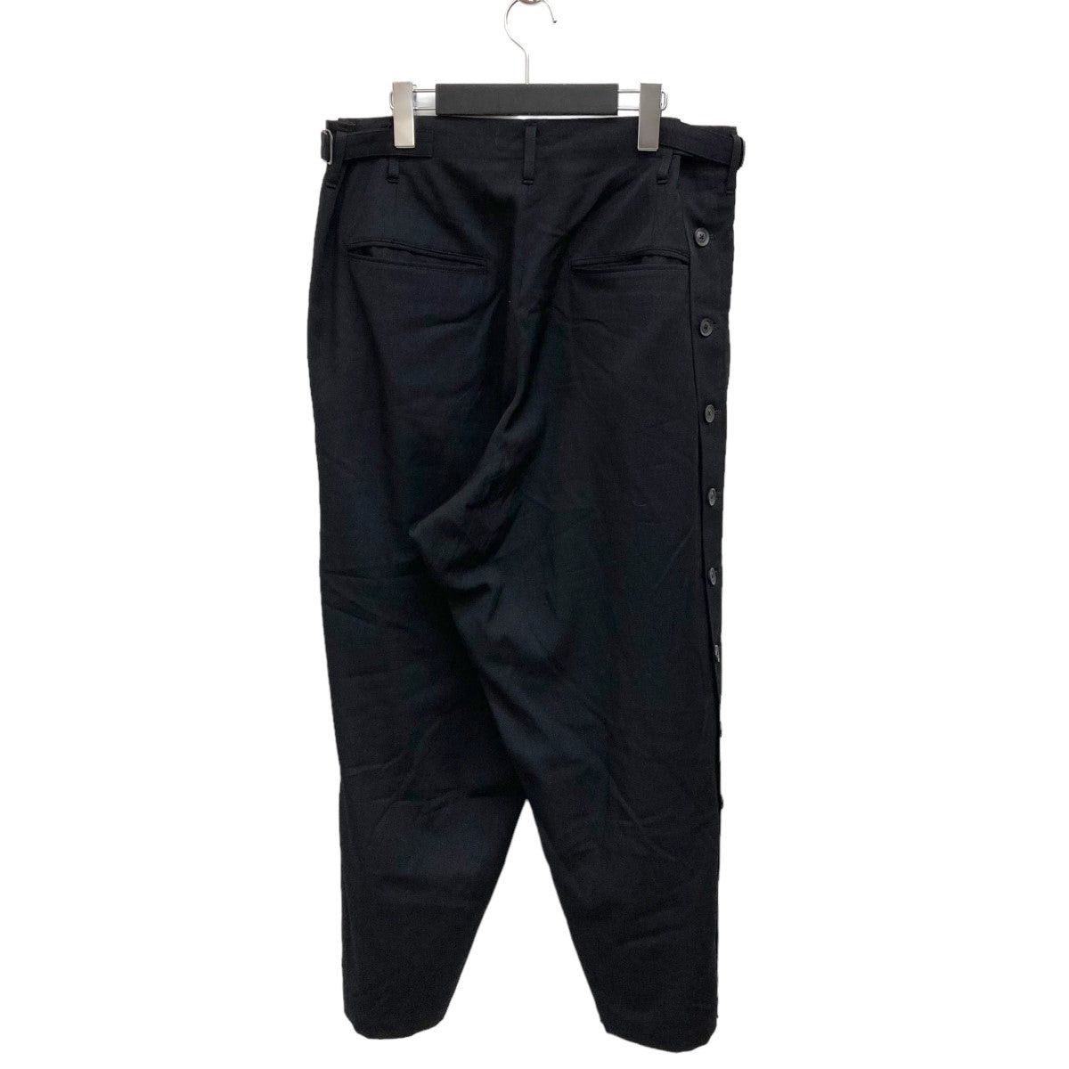 Yohji Yamamoto YYPH side button wool Pants HD-F59-100 Size US 32 / EU 48 - 2 Thumbnail