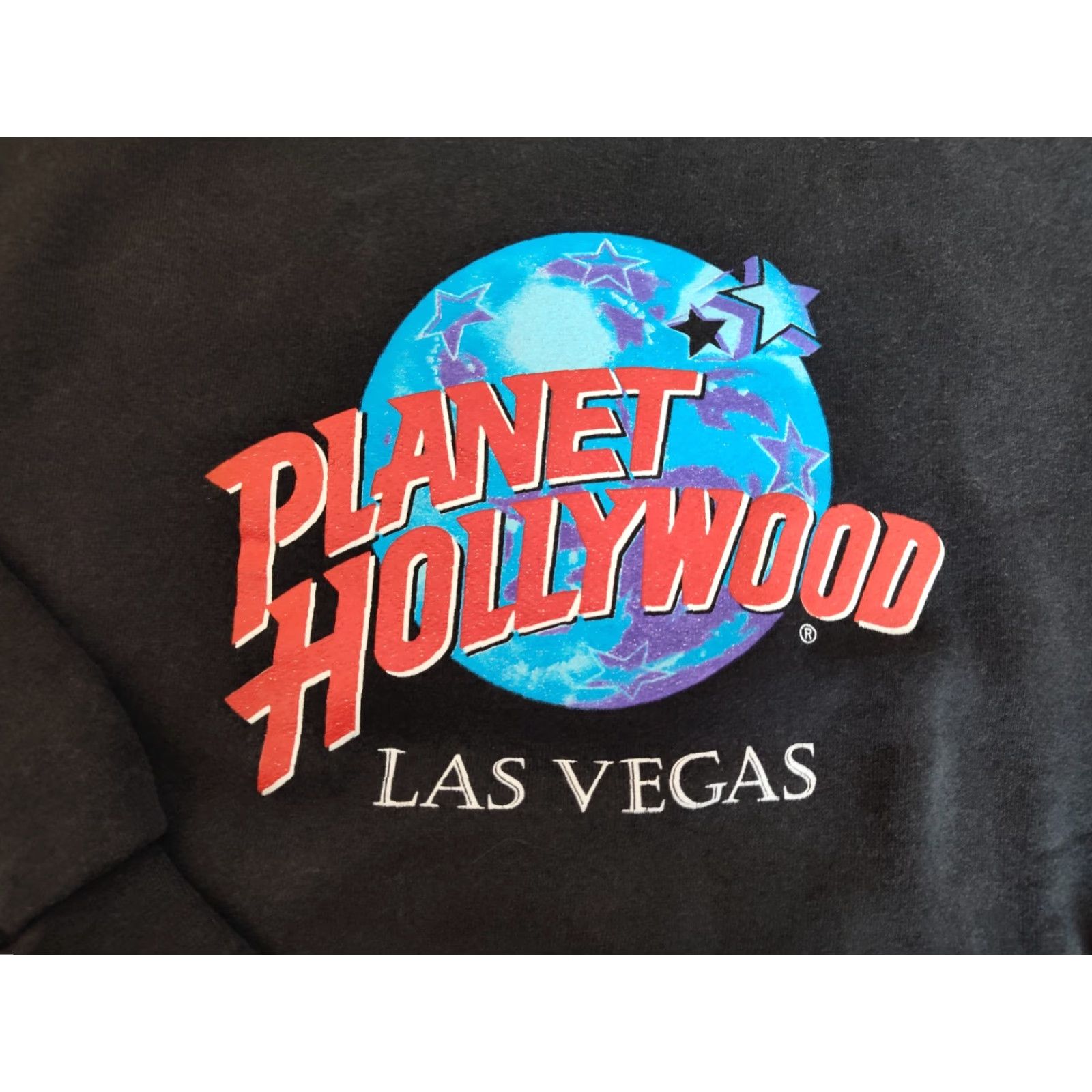 Planet Hollywood Vintage Planet Hollywood Sweatshirt L Black Spell Out Las Vegas Fleece USA Made Size US L / EU 52-54 / 3 - 2 Thumbnail