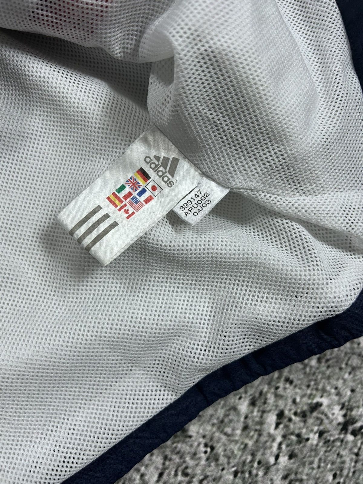 Adidas × Vintage Adidas Bayern track jacket vintage white Y2K nylon zip Size US XL / EU 56 / 4 - 6 Thumbnail