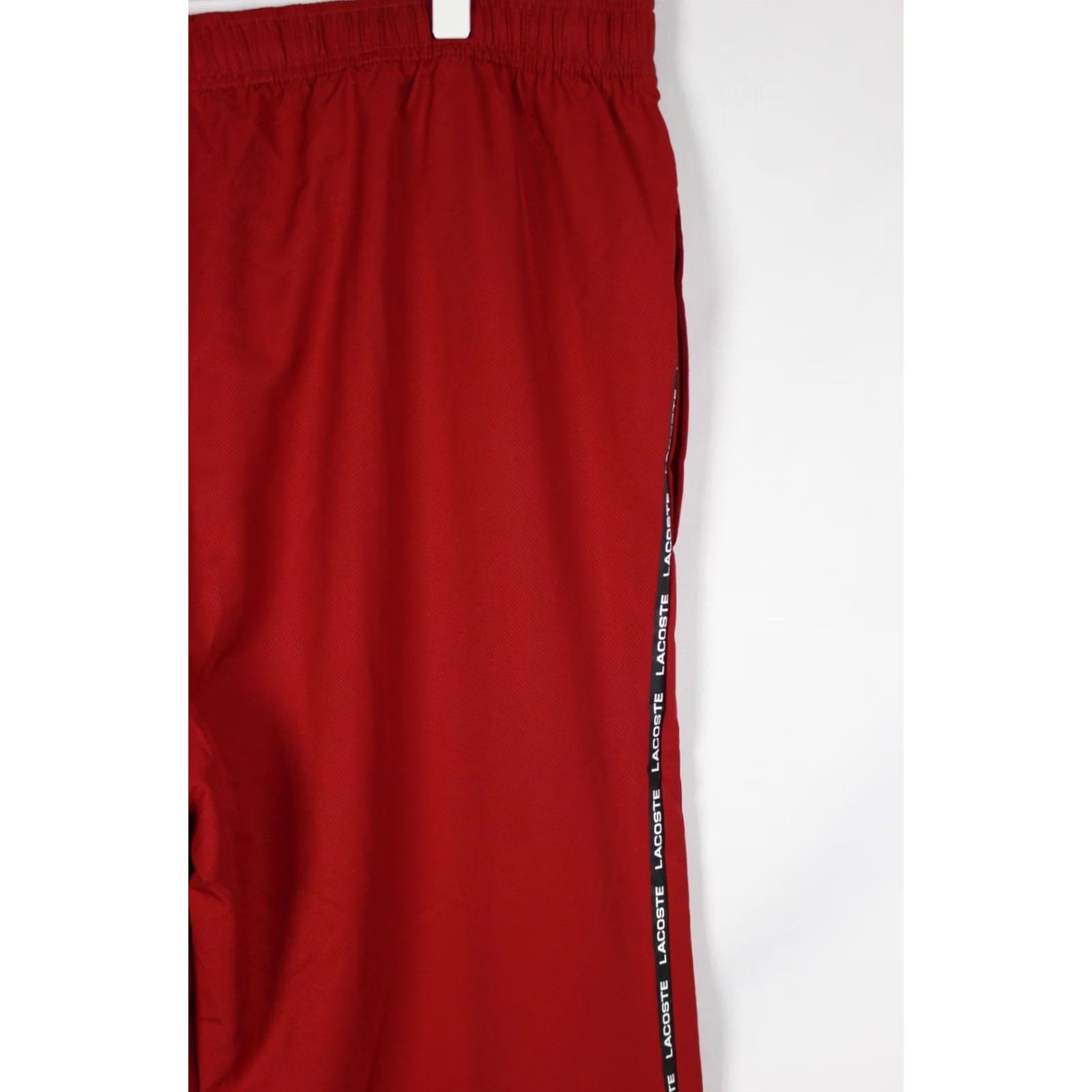 Lacoste VINTAGE Lacoste Sport Men's Lined Woven Zip Bottom Jogger Pants XXL Red XH8130 51 Size US 39 - 3 Thumbnail