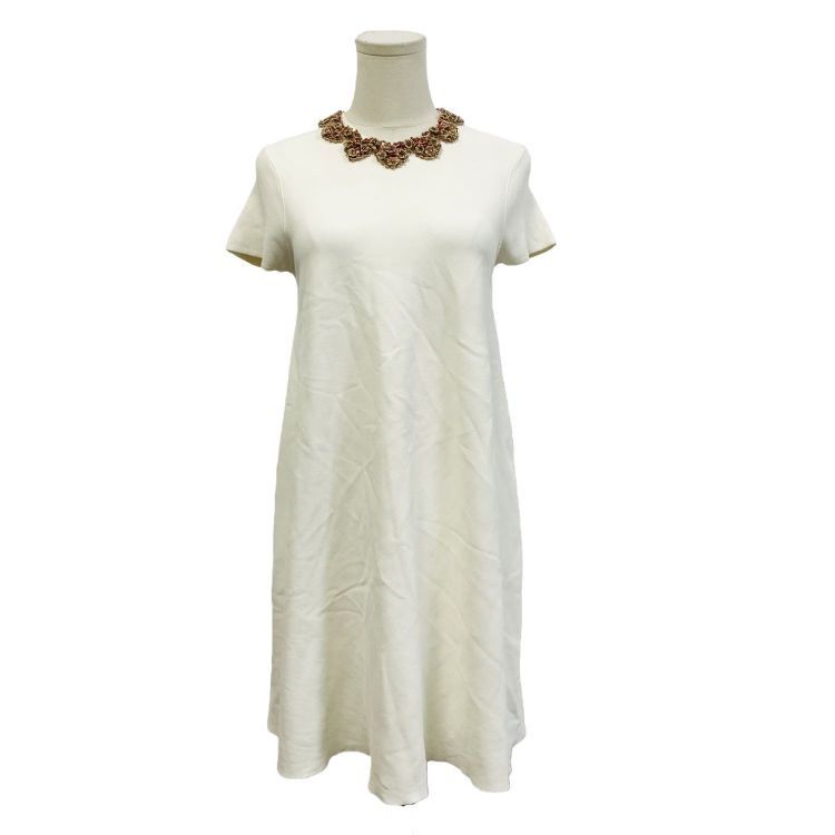Valentino Valentino Embellished Collar Mini Dress M Size M / US 6-8 / IT 42-44 - 1 Thumbnail