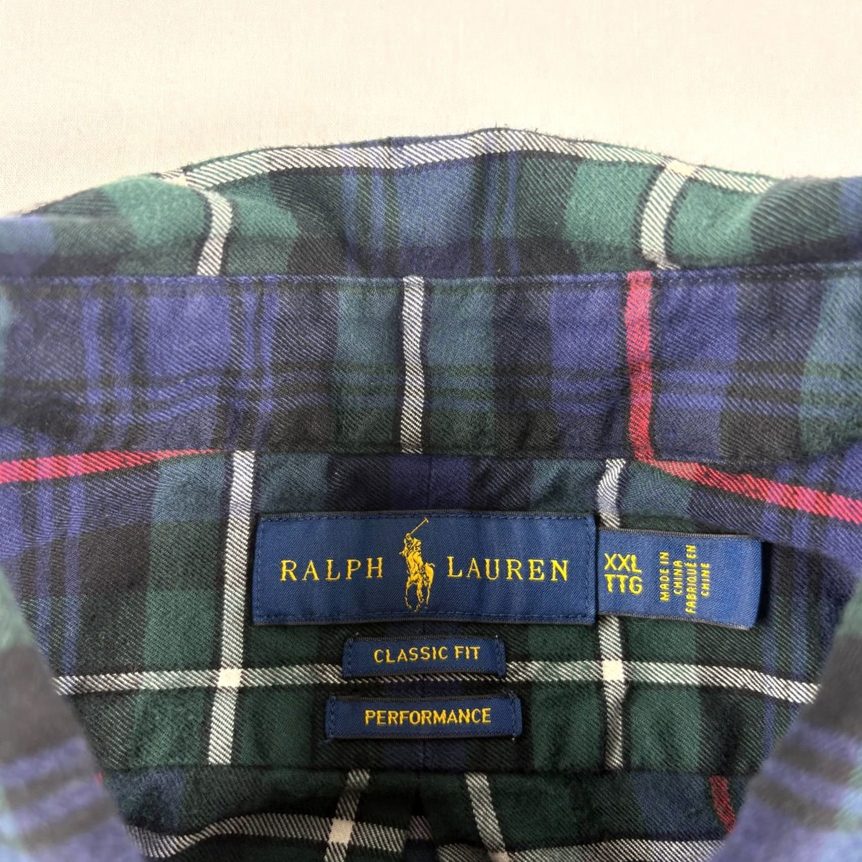 Polo Ralph Lauren Polo Ralph Lauren Shirt Men 2XL Blue Plaid Button-Down Collar Classic Fit Cotton Flannel Long Sleeve Shirt 2XL Mens Regular Size Type: Regular Size US XXL / EU 58 / 5 - 4 Thumbnail