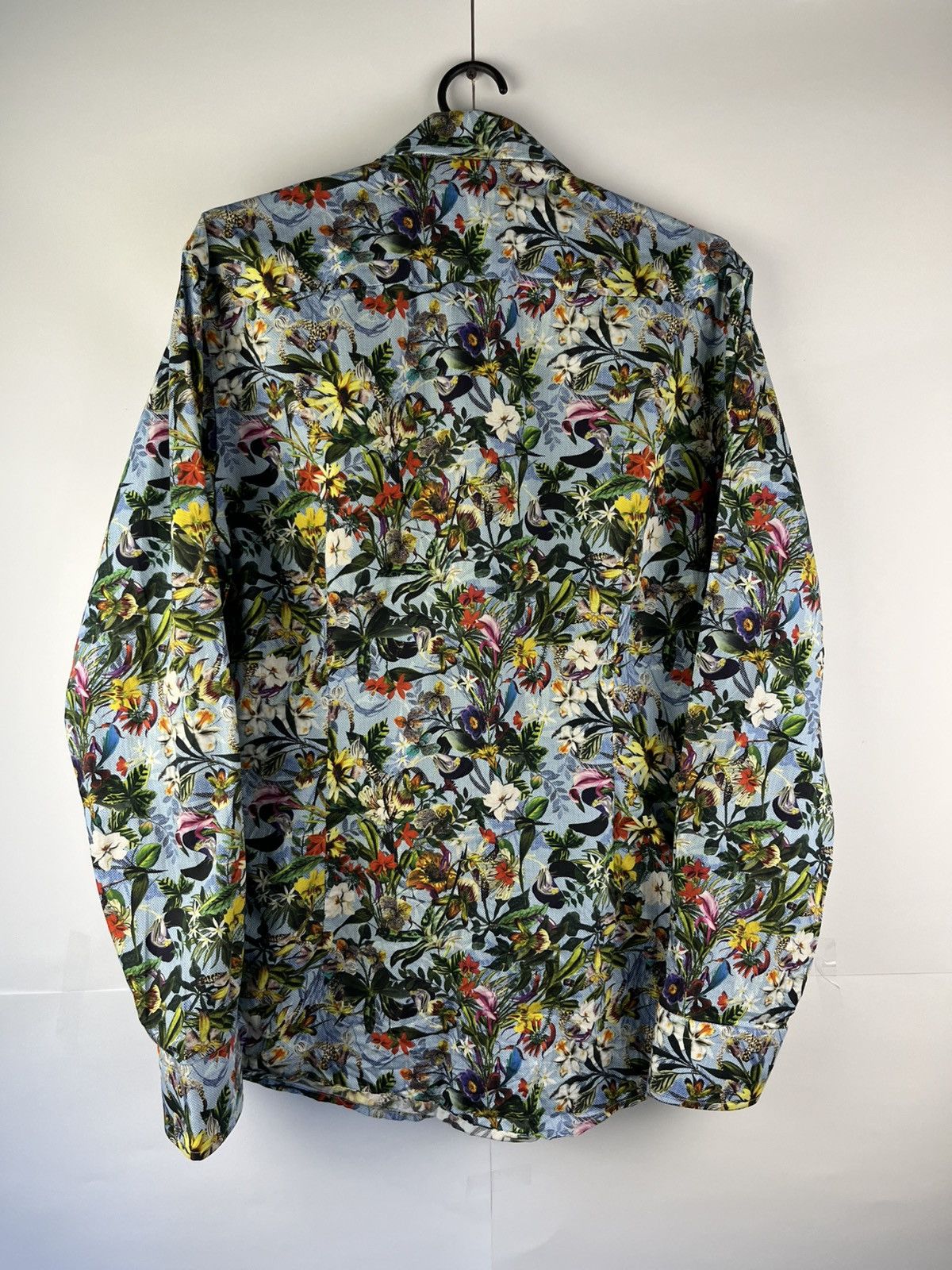 Eton Eton Luxury Cotton Floral Long Sleeve Shirt Button Up Size US M / EU 48-50 / 2 - 5 Thumbnail