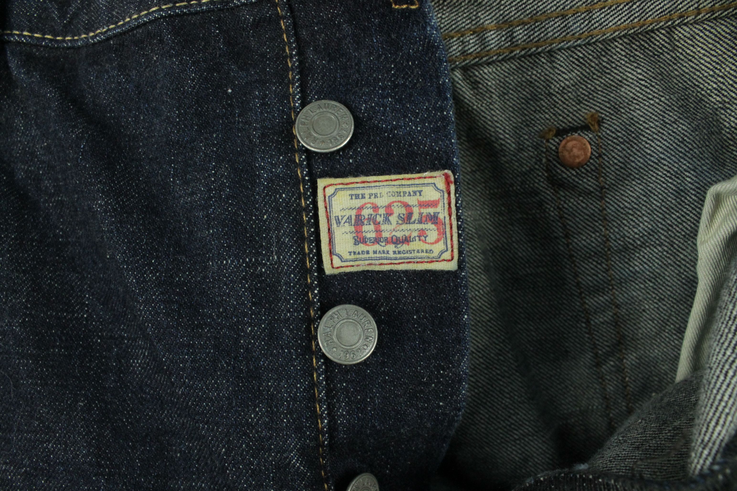 Polo Ralph Lauren Polo Ralph Lauren 625 Varick Slim Raw Selvedge Denim Jeans Size US 38 / EU 54 - 3 Thumbnail