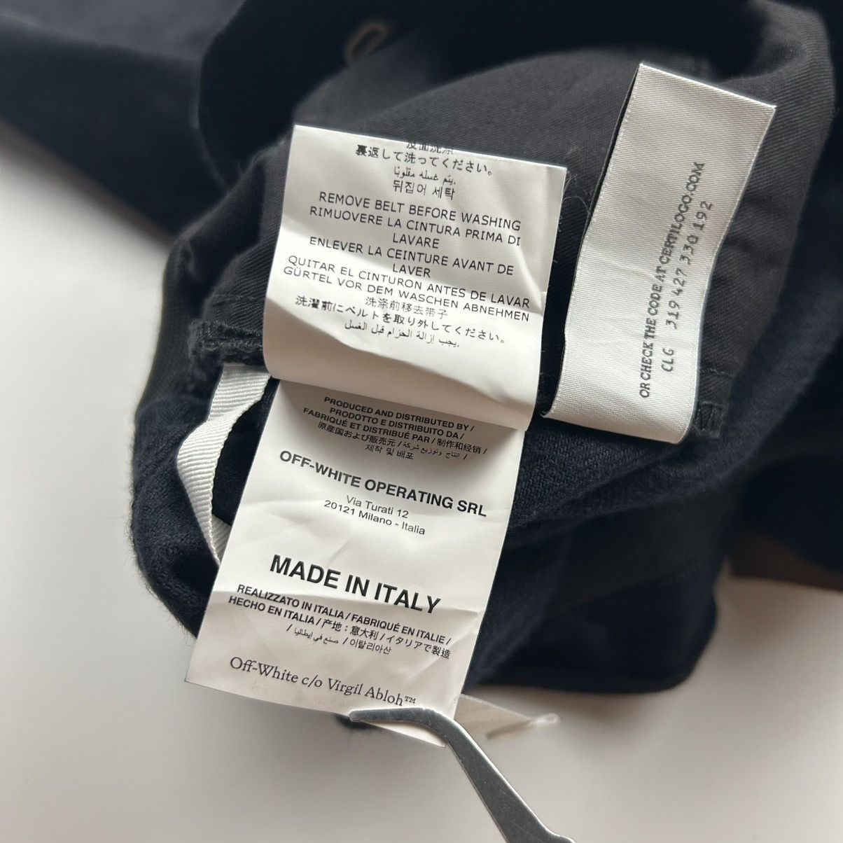 Off-White Off-White Denim Shorts Size US 33 - 8 Thumbnail
