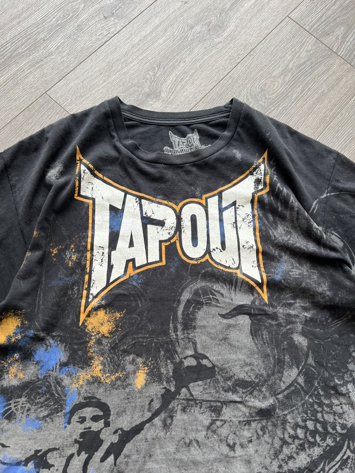 Vintage Vintage Tapout T-Shirt Size US XL / EU 56 / 4 - 6 Thumbnail